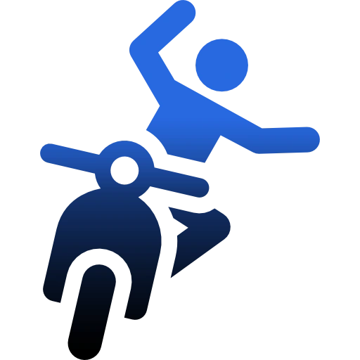 Wypadek na motocyklu